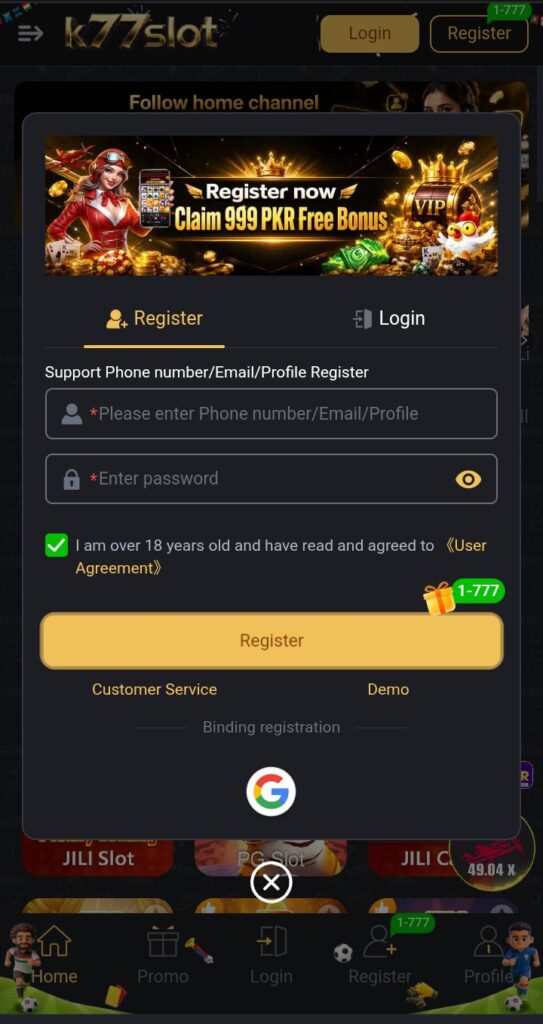 K77Slot Download